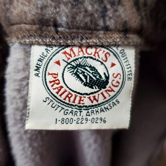 Macks Prairie Wings Mens Size XL Fleece Camo Vest - Picture 3 of 10